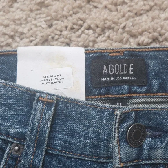 NWT Agolde Mens Straight Fit Jeans